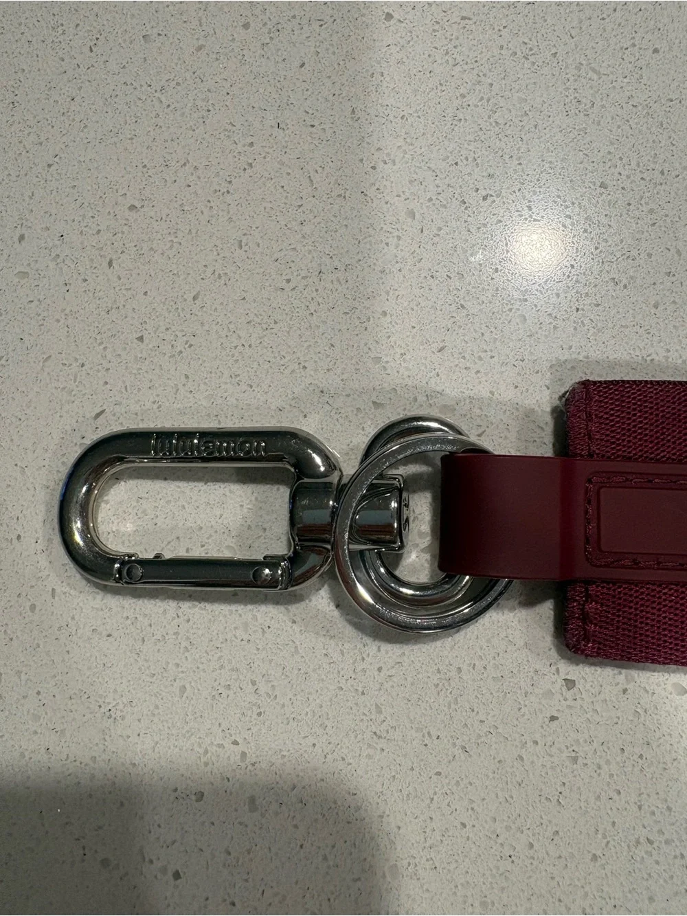 lululemon athletica Maroon Strap with Pink Logo